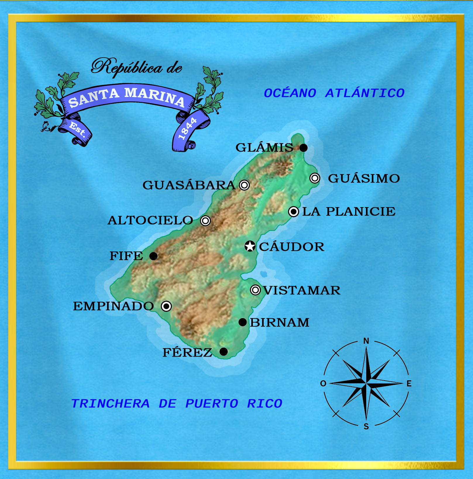 map of santa marina